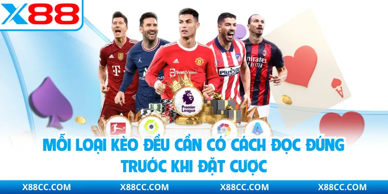 Mỗi loại kèo đều cần có cách đọc đúng trước khi đặt cược